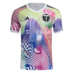 Camiseta Previa al Partido Tercera 2025 del Portland Timbers para Mujer - Blanca