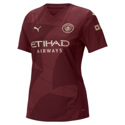 Camiseta de tercer lugar de mujeres Manchester City 2024/25
