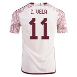 Carlos Vela #11 México Camiseta de Visita Mundial 2022 Carlos Vela #11 México Camiseta de Visita Mundial 2022