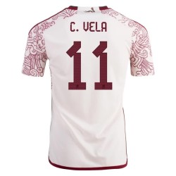 Carlos Vela #11 México Camiseta de Visita Mundial 2022