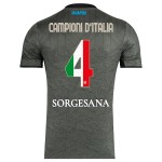 Camiseta Niño Napoli 2024/25 Tercera Campeones de Italia