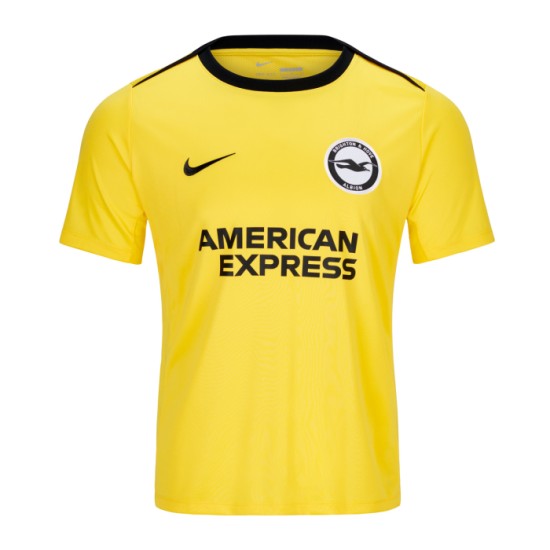 Camisa de calentamiento de tercera equipación - Amarilla para hombre Brighton & Hove Albion 2024/25