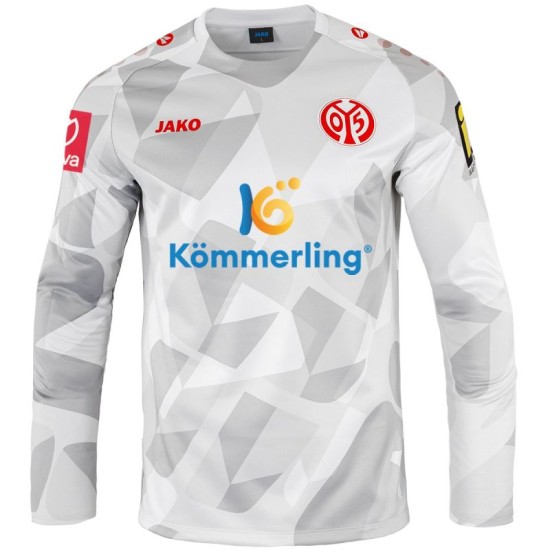 Camiseta de calentamiento con patrocinio de manga larga tercera 2025/26 del Mainz 05 para mujer
