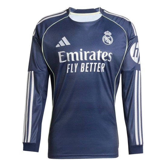 Camiseta de manga larga de visitante para mujer Real Madrid 2025/26
