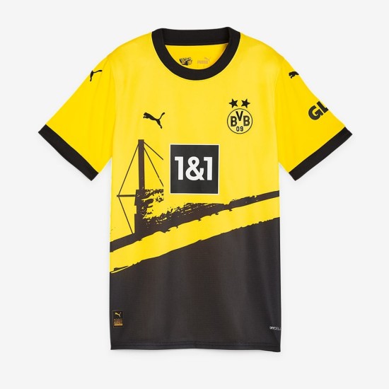 Camiseta Home BVB Borussia Dortmund 2023/24 para mujer