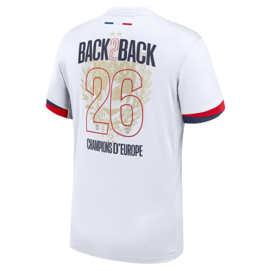 Herren PSG Auswärtstrikot 2025/26 - Aufdruck Europapokalsieger 2026 Herren PSG Auswärtstrikot 2025/26 - Aufdruck Europapokalsieger 2026