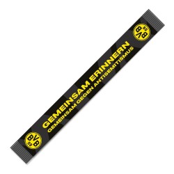 Bufanda United Against Antisemitism BVB Borussia Dortmund - Negro