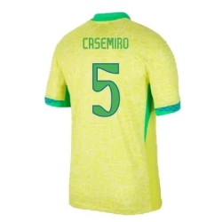 Camiseta de casa CASEMIRO Brasil 2024 para mujeres