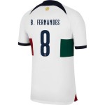 Bruno Fernandes #8 Portugal Camiseta de Visita Mundial 2022