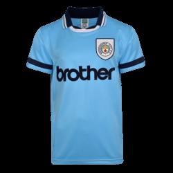 Camiseta Retro de Local Manchester City 1994 para Hombre