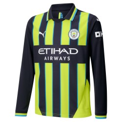 Camiseta de manga larga de niños Manchester City 2024/25 - Visitante