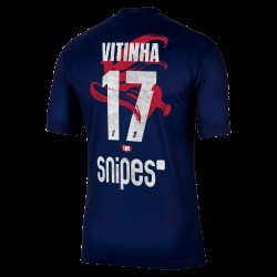 Camiseta Local Año Nuevo Lunar 2025/26 PSG Vitinha #17 Niño