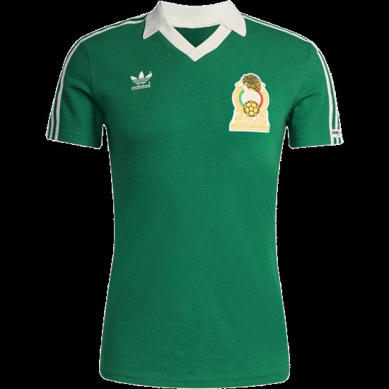 Camiseta Retro Local México 1986 para Niño #9