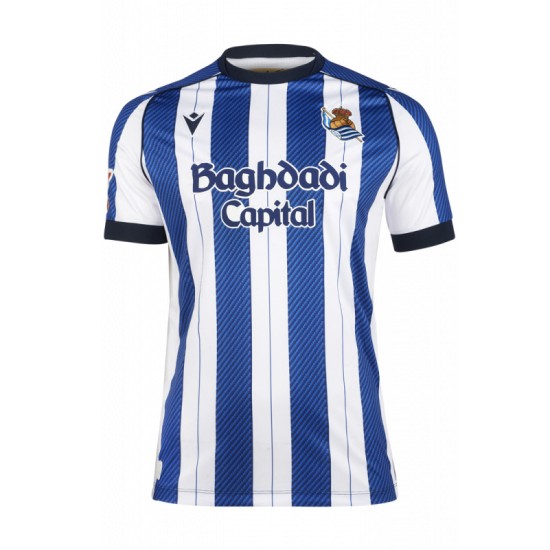 Camiseta local con patrocinio 2025/26 de la Real Sociedad para hombre