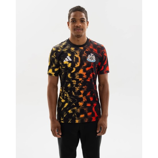 Camiseta Prepartido Tercera Niño Newcastle United 2025/26