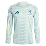 México Camiseta Versión Jugador de Manga Larga de Visita Copa América 2024