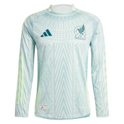 México Camiseta Versión Jugador de Manga Larga de Visita Copa América 2024