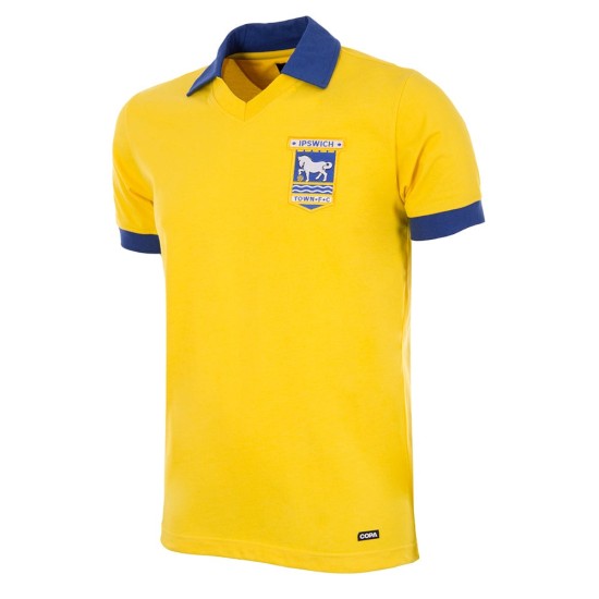 Camiseta retro de visitante del Ipswich Town para niños 1976/77