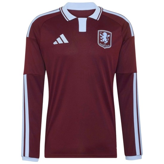 Camiseta Aston Villa 2026/27 Home de Manga Larga para Niño