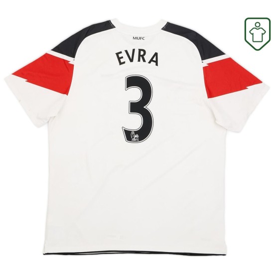 Camiseta retro visitante hombre Manchester United 2010/12 Evra #3 Camiseta retro visitante hombre Manchester United 2010/12 Evra #3