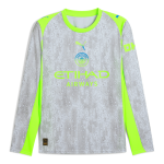 Hombre Manchester City 2025/26 Tercera Camiseta de Manga Larga Hombre Manchester City 2025/26 Tercera Camiseta de Manga Larga