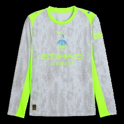 Niño Manchester City 2025/26 Tercera Camiseta de Manga Larga