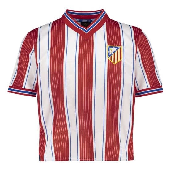 Camiseta Retro Crop Top Atlético Madrid 1996 para Hombre