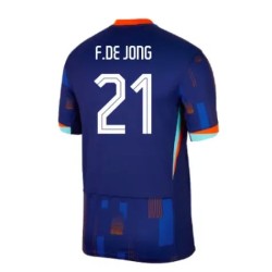 Camiseta de visitante F.DE JONG Países Bajos 2024/25 para niños