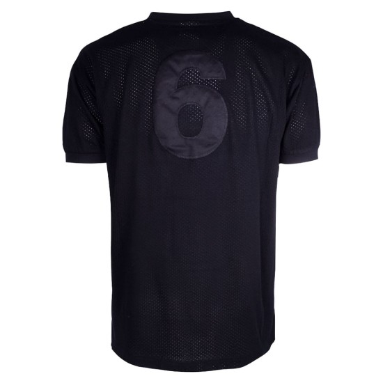 Camiseta retro blackout Inglaterra 1970 #6 para hombre
