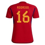 Rodrigo #16 España Camiseta de Local Mundial 2022