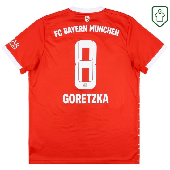 Camiseta retro Bayern Múnich 2022/23 local para hombre Goretzka #8 Camiseta retro Bayern Múnich 2022/23 local para hombre Goretzka #8