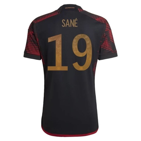 Leroy Sane #19 Alemania Camiseta de Visita Mundial 2022