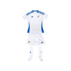 Kit local Leeds United 2024/25 para niños