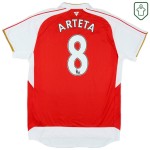 Camiseta retro local hombre Arsenal 2015/16 Arteta #8 Camiseta retro local hombre Arsenal 2015/16 Arteta #8