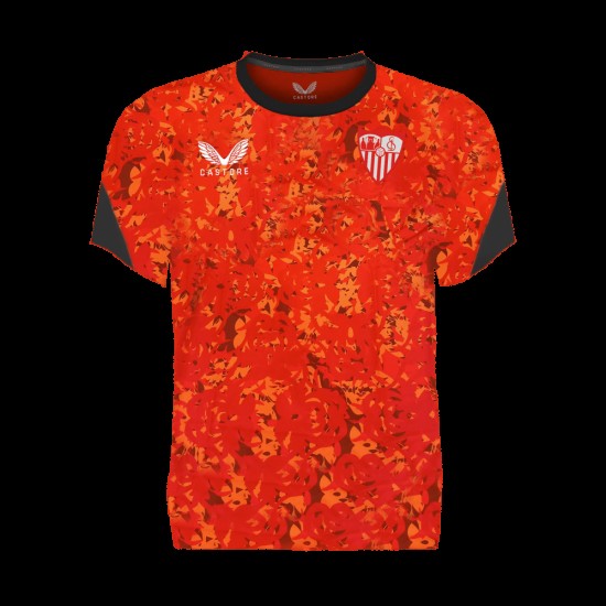 Camiseta de pre partido de tercera de niño Sevilla FC 2024/25 - Roja