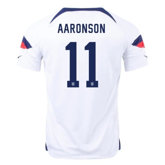 Brenden Aaronson #11 USMNT Camiseta de Local Mundial 2022 Brenden Aaronson #11 USMNT Camiseta de Local Mundial 2022