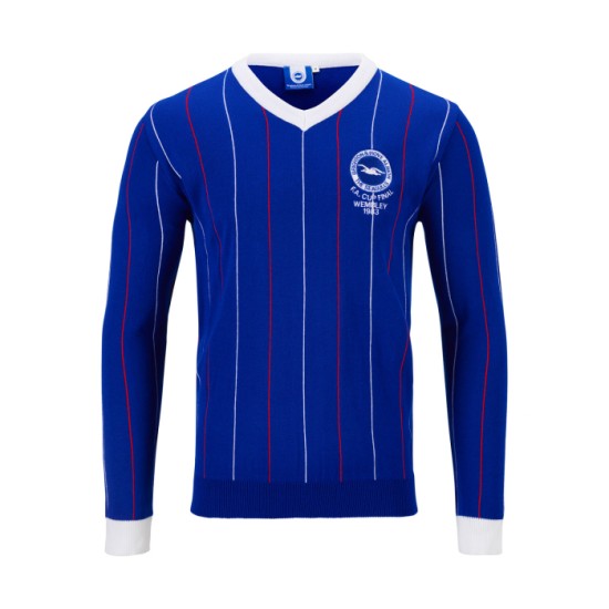 Camiseta Retro Final FA Cup Brighton & Hove Albion 1983 para Hombre Camiseta Retro Final FA Cup Brighton & Hove Albion 1983 para Hombre