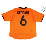 Camiseta retro local Países Bajos 2000/02 para hombre Seedorf #6