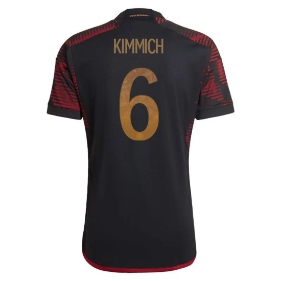 Joshua Kimmich #6 Alemania Camiseta de Visita Mundial 2022 Joshua Kimmich #6 Alemania Camiseta de Visita Mundial 2022