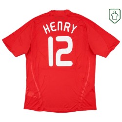 Camiseta retro visitante Francia 2007/08 para hombre Henry #12