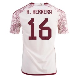 Héctor Herrera #16 México Camiseta de Visita Mundial 2022
