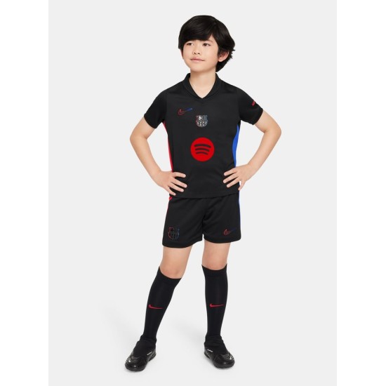 Kit de visitante de niño FC Barcelona 2024/25