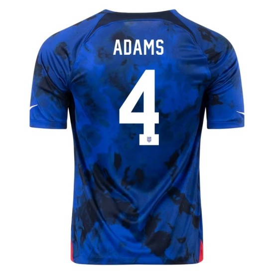 Tyler Adams #4 USMNT Camiseta de Visita Mundial 2022