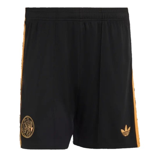 Pantalón Corto Visitante Ajax 2026/27 - Negro para niño Pantalón Corto Visitante Ajax 2026/27 - Negro para niño