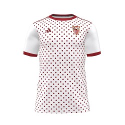 Niño Sevilla FC 2025/26 Tercera Camiseta de prepartido - Blanca