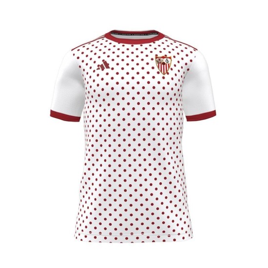 Hombre Sevilla FC 2025/26 Tercera Camiseta de prepartido - Blanca
