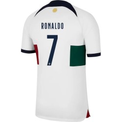 Cristiano Ronaldo #7 Portugal Camiseta de Visita Mundial 2022