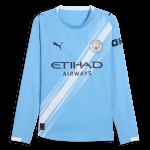 Camiseta Manga Larga Local Manchester City 2025/26 Hombre