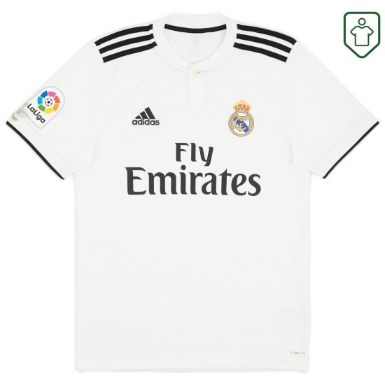 Hombre Camiseta retro local Real Madrid 2018/19