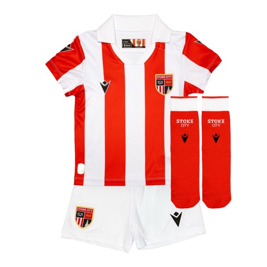 Conjunto de la 1.ª equipación del Stoke City 2026/27 para niño